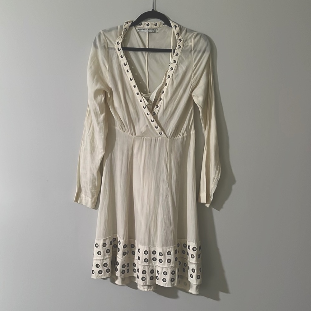 All Saints Grommet Long Sleeve Dress